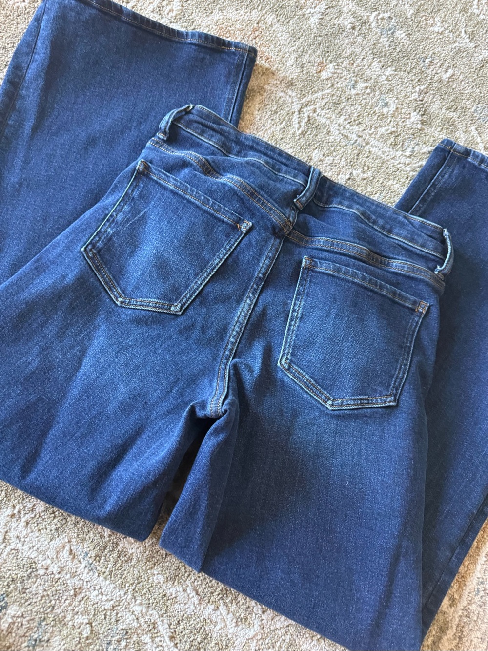 Quince Wide-Leg High-Rise Jeans in Deep Blue Wash - Picture 5 of 7